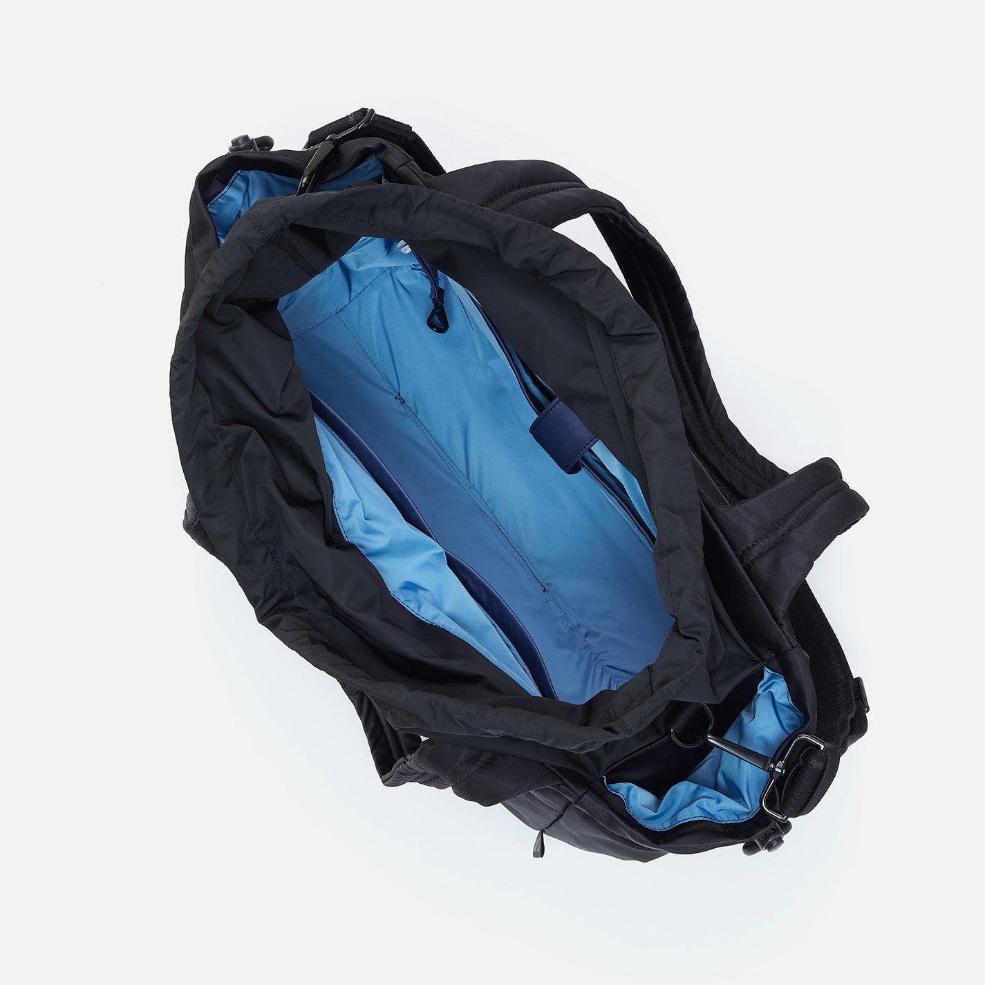 ALL IN ONE Tote in CaRefiber recycled nylon - Jet - Image 5