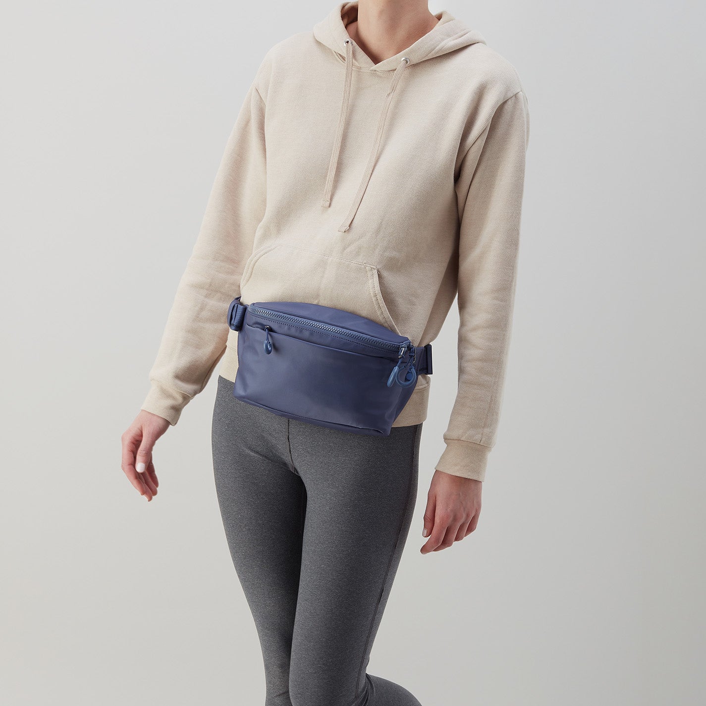 BE HOLD Belt Bag in CaRefiber recycled nylon - Lotus - Image 10