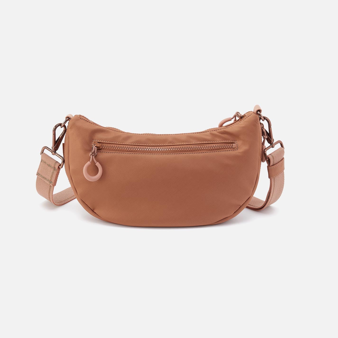 EVERY WEAR Crossbody in CaRefiber recycled nylon - Dune - Image 4