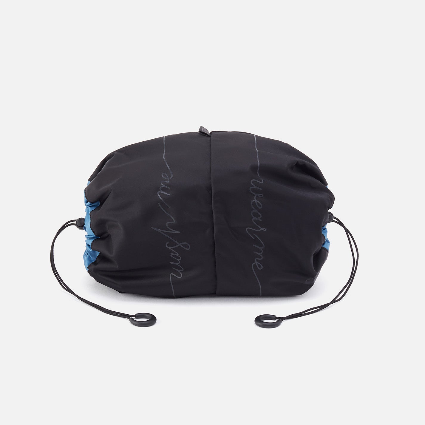 WEAR ME > WASH ME Pack Sack in CaRefiber recycled nylon - Jet - Image 2