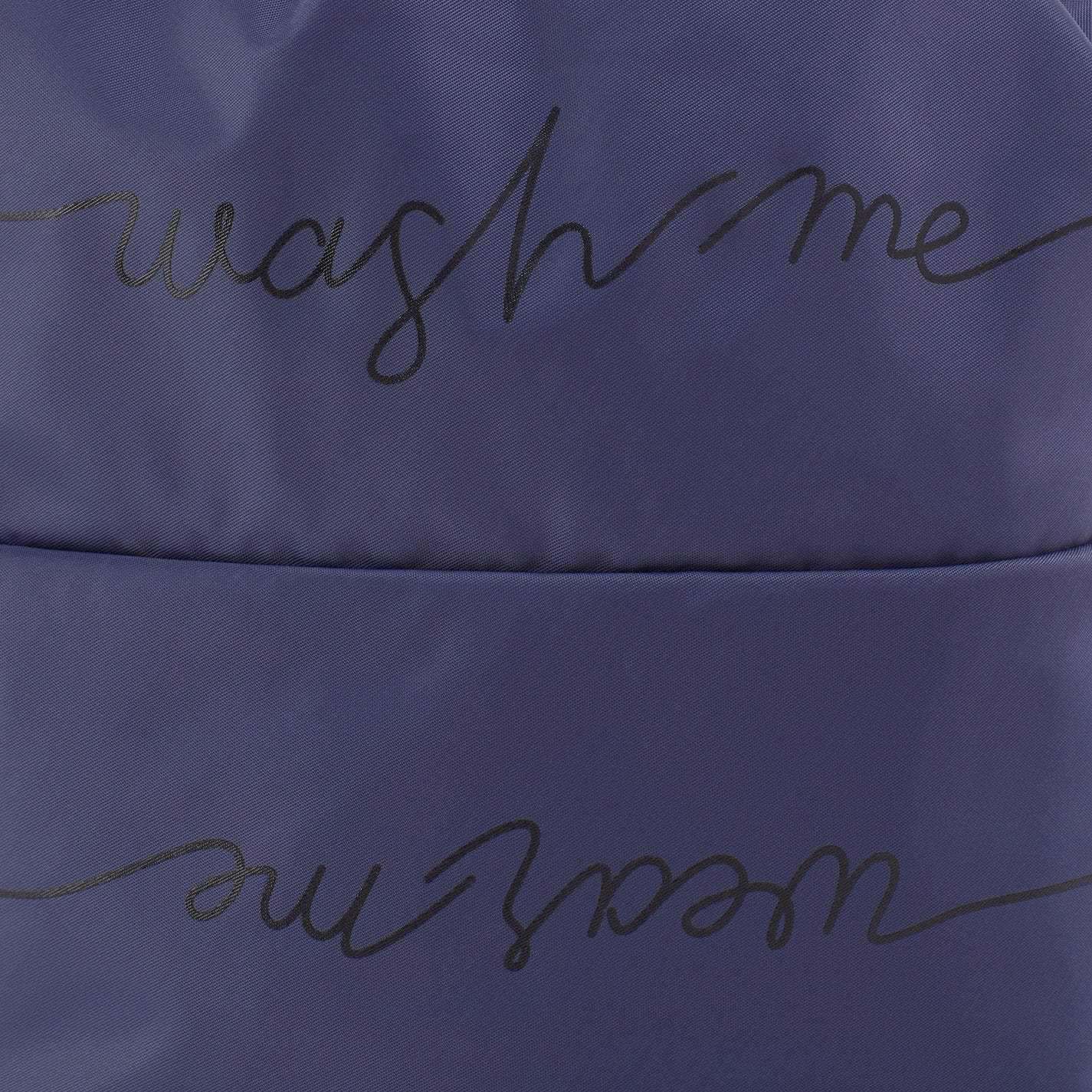WEAR ME > WASH ME Pack Sack in CaRefiber recycled nylon - Jet - Image 4