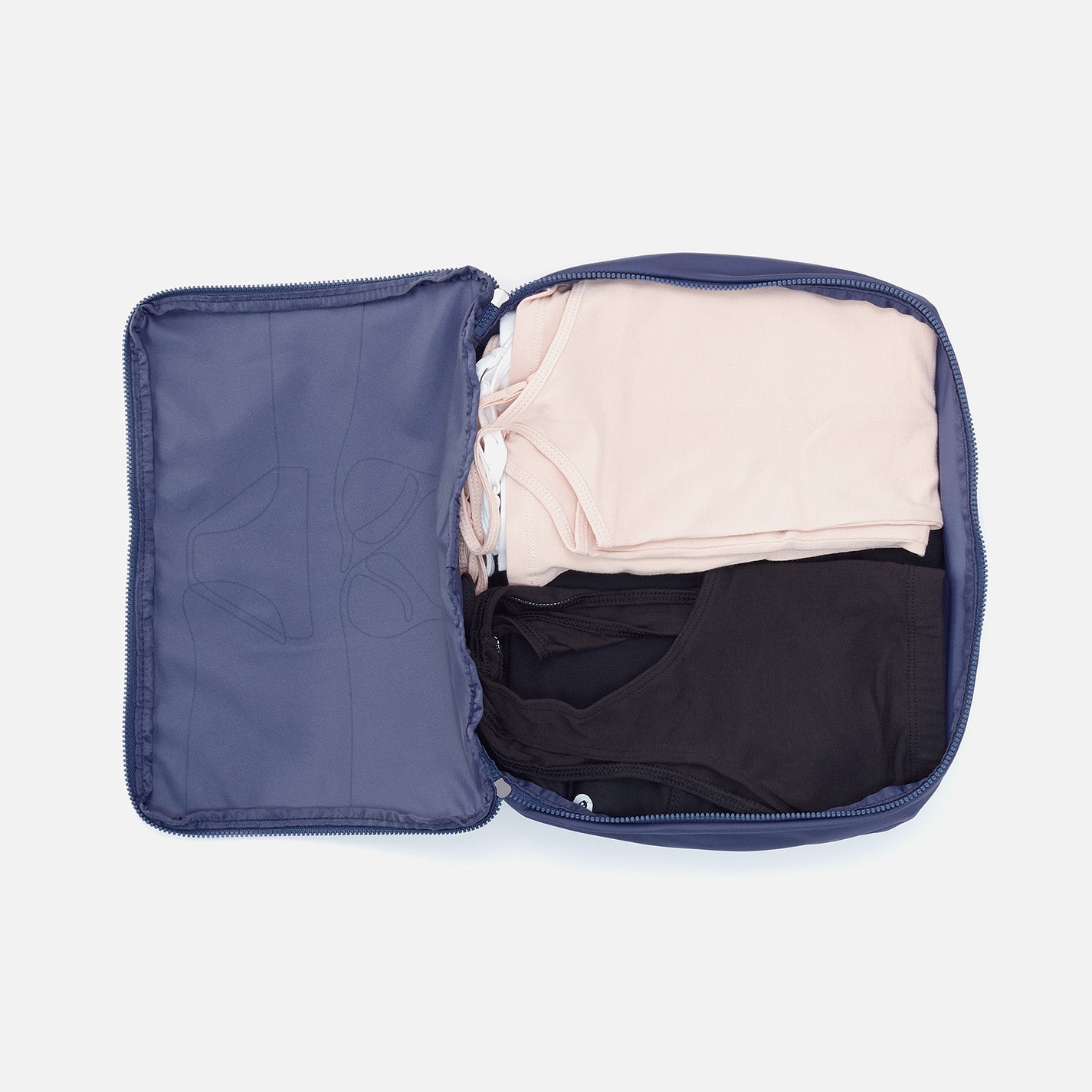 SET TO GO Packing Cube Medium in CaRefiber recycled nylon - Lotus - Image 3