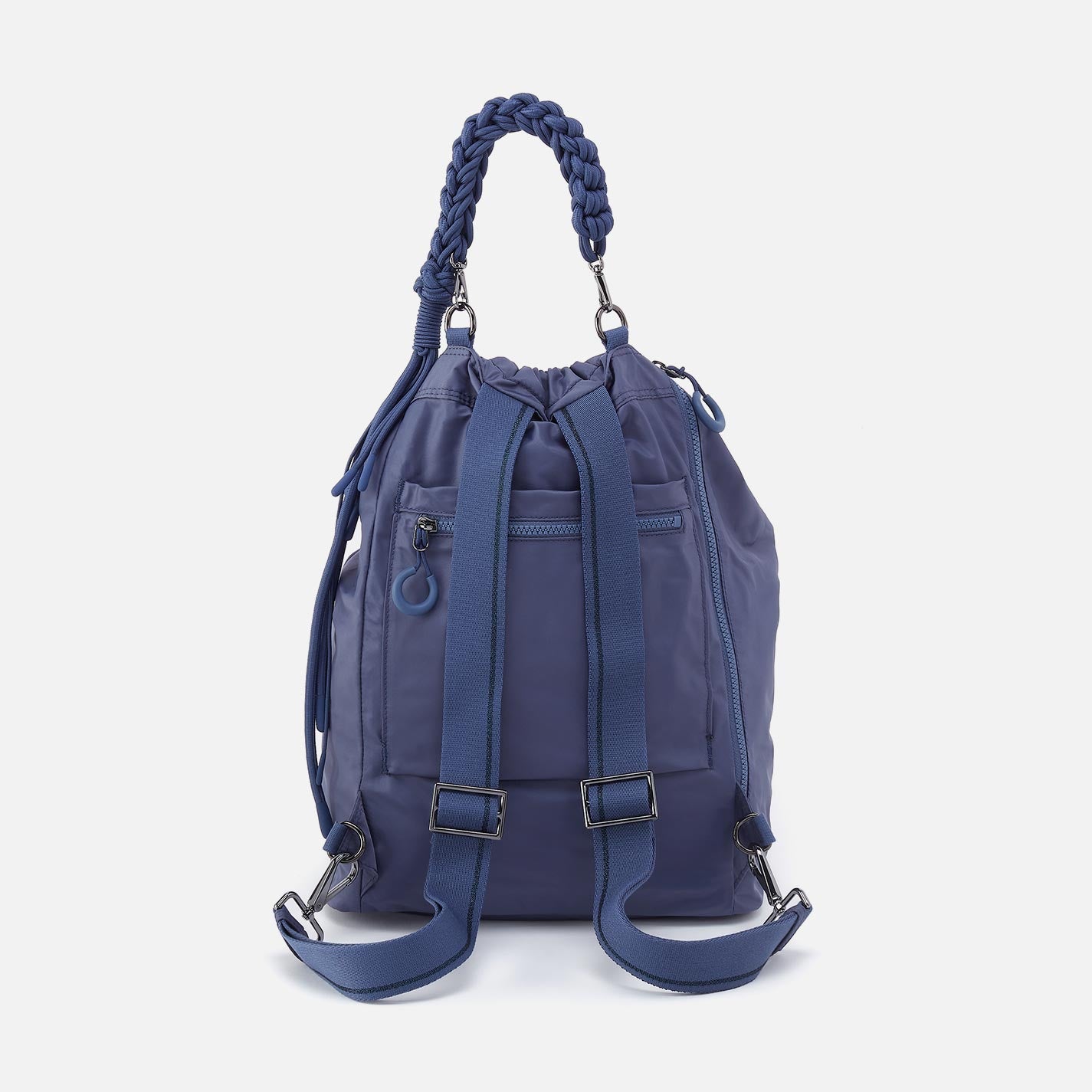 LIFE'S A CINCH Backpack in CaRefiber recycled nylon - Ocean - Image 4
