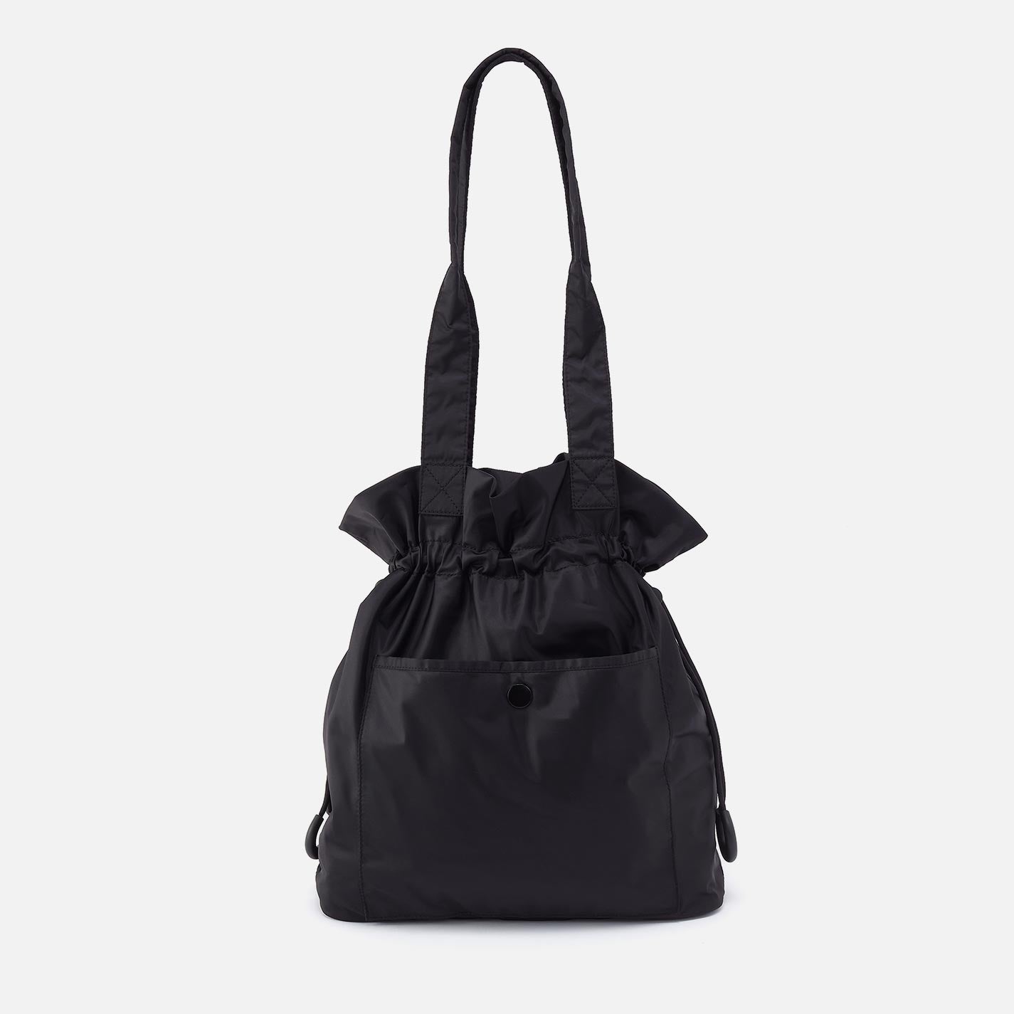 EASY DRAW Tote in CaRefiber recycled nylon - Jet - Image 3