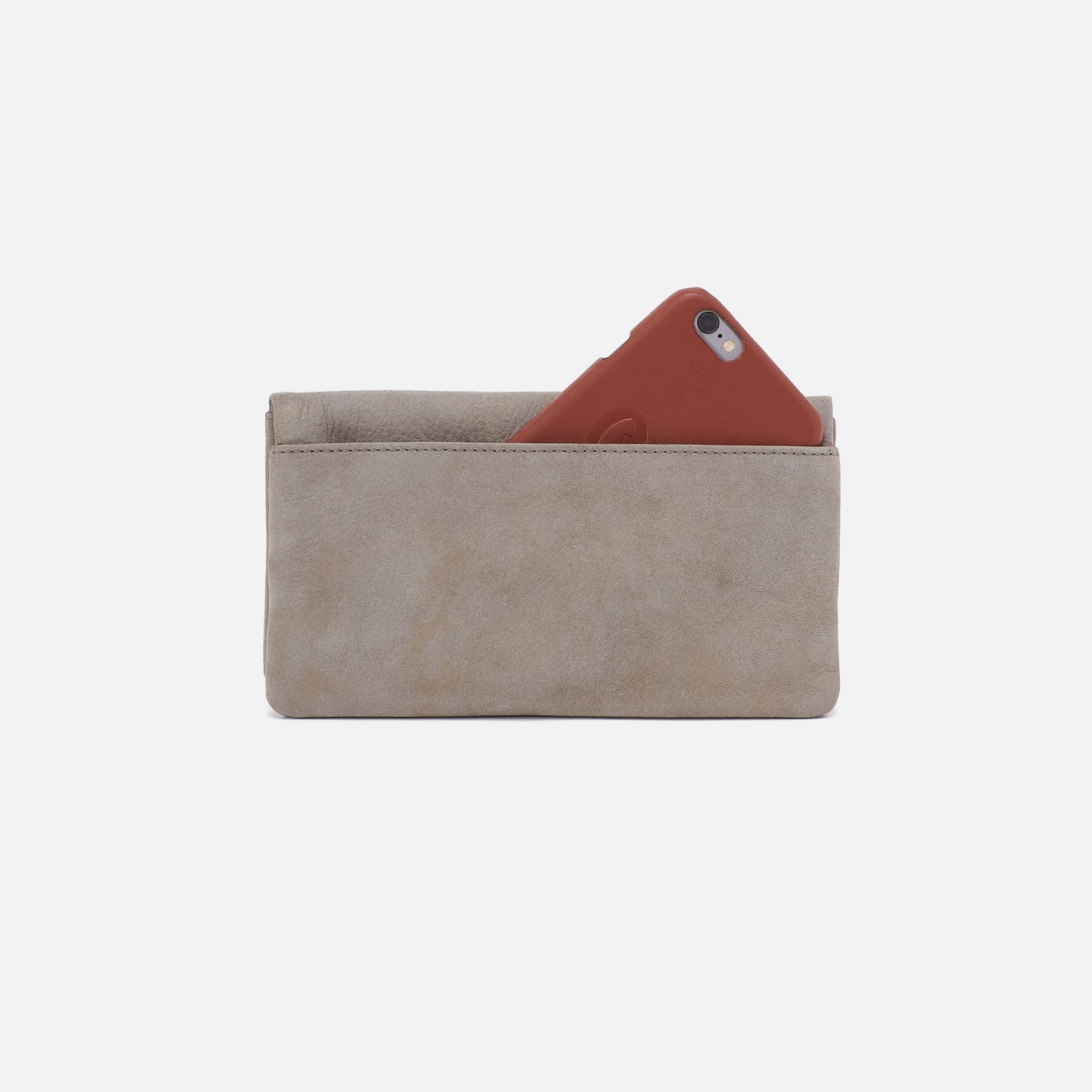 Lumen Continental Wallet in Nubuck Leather - Golden Granite - Image 3