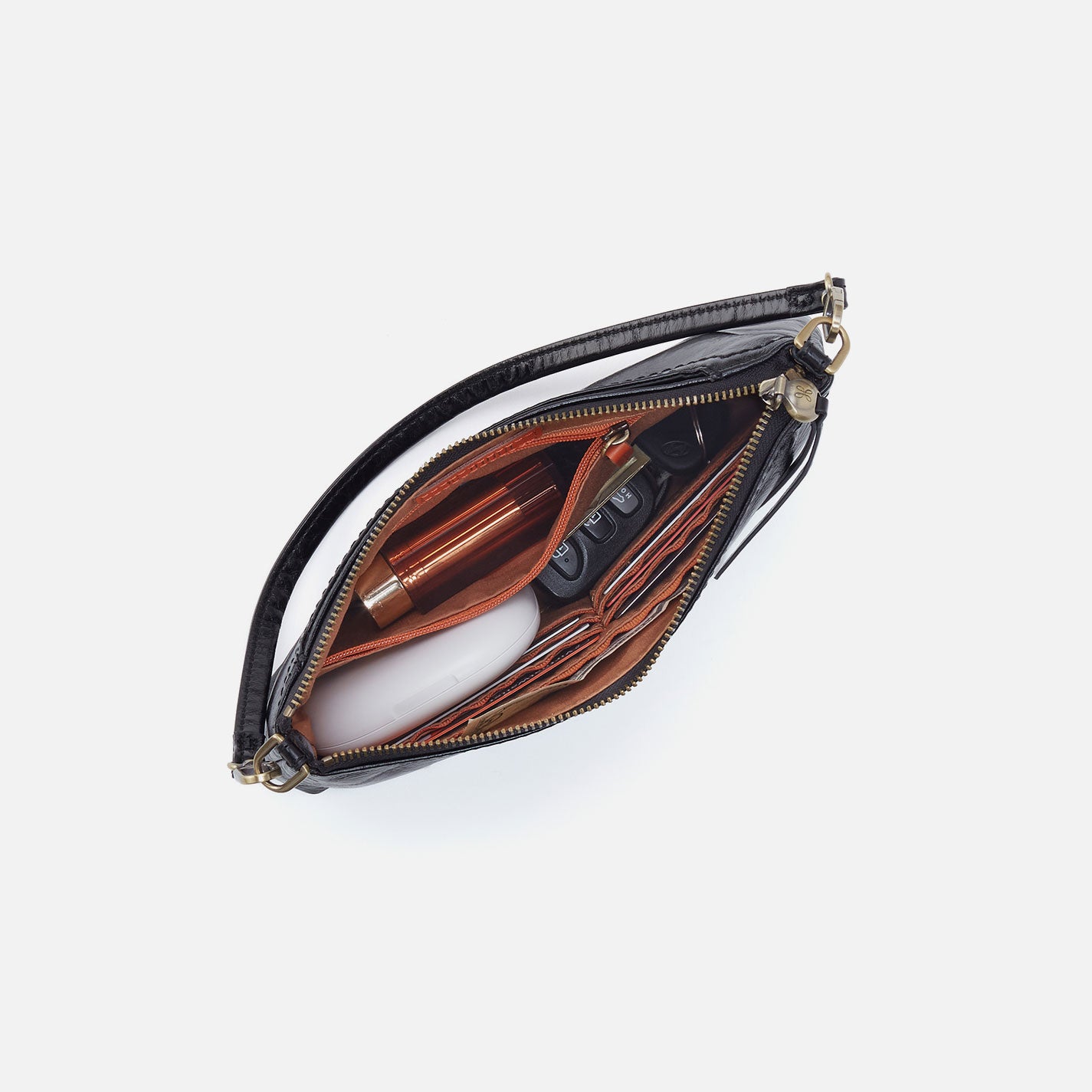 Darcy Crossbody In Smooth Leather - Luggage - Image 4