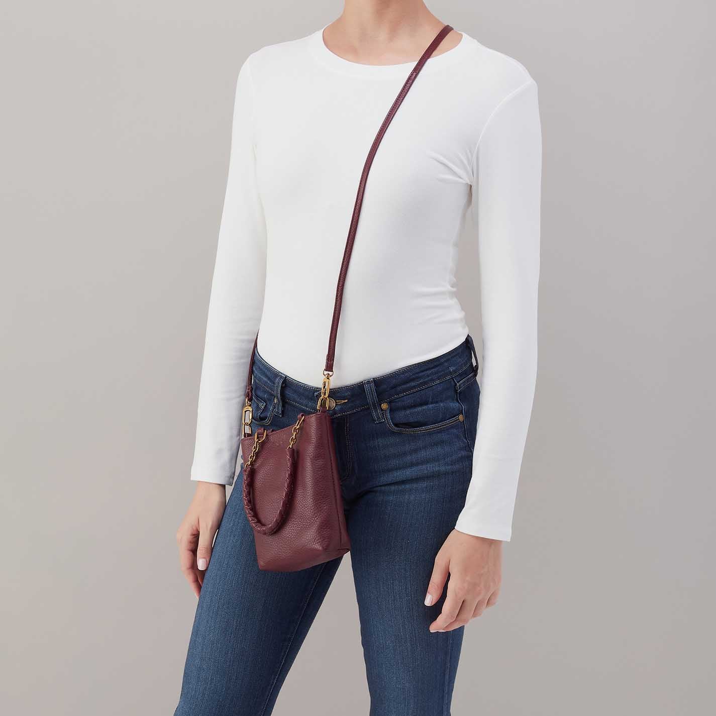 Tennessee Mini Bag in Pebbled Leather - Mulberry Glaze - Image 3