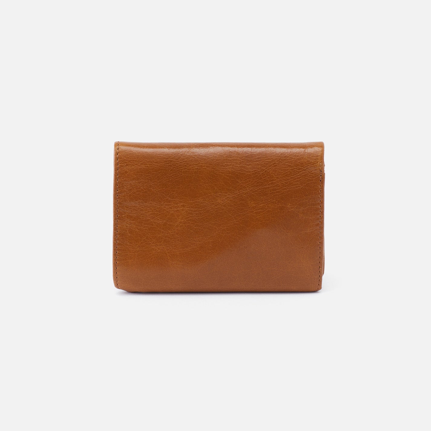 Robin Compact Wallet in Polished Leather - Truffle - Image 4