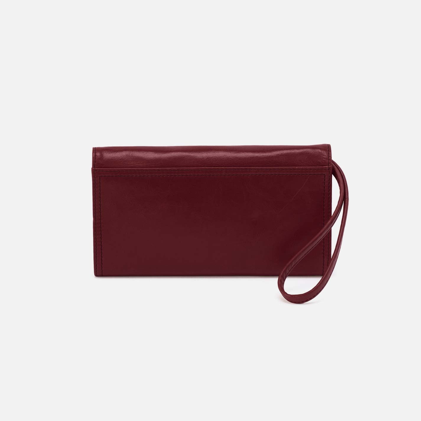 Romy Wallet Crossbody in Polished Leather - Saddleberry - Image 6
