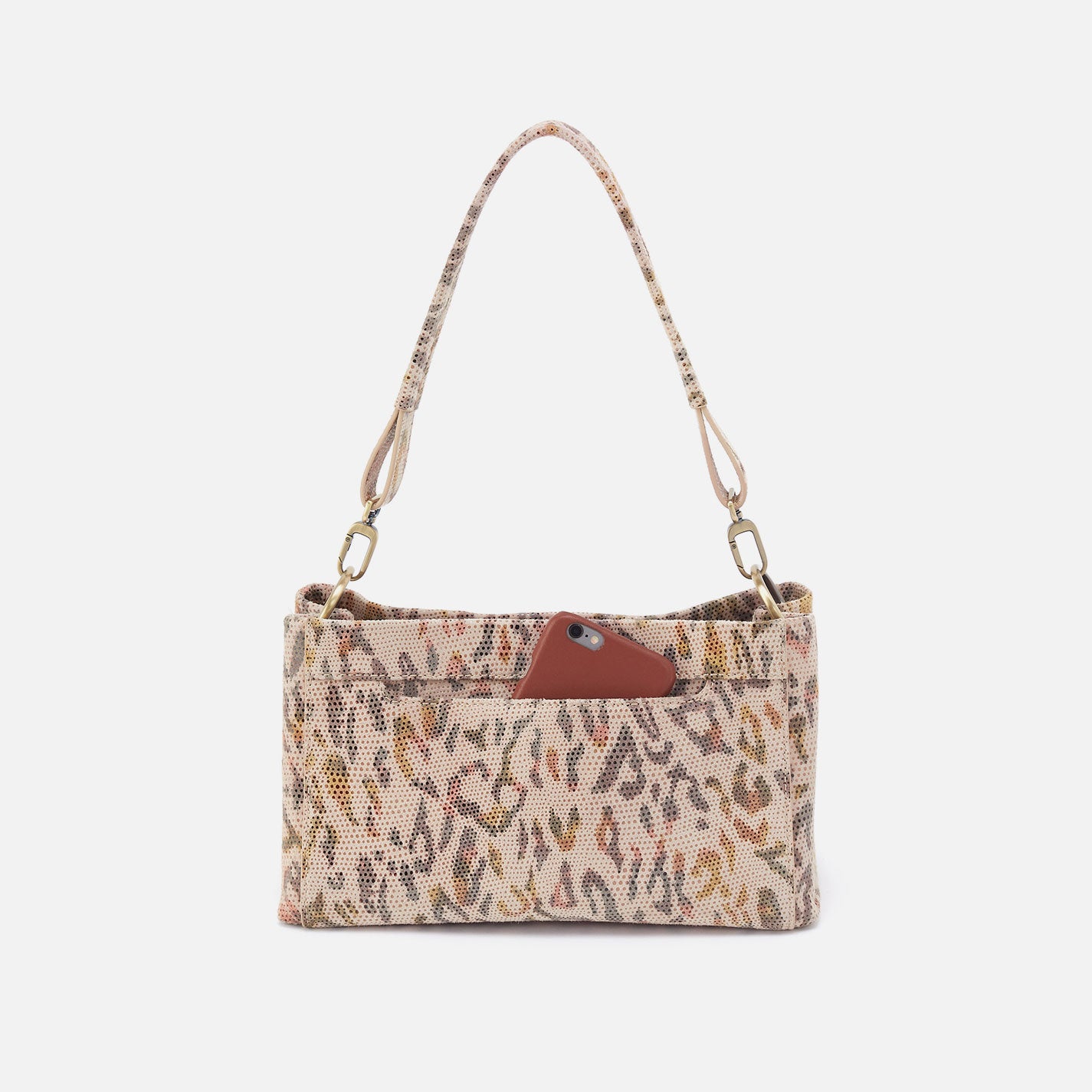 Seneca Shoulder Crossbody In Printed Leather - Summer Safari - Image 4